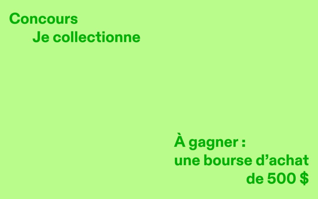 Concours Je collectionne