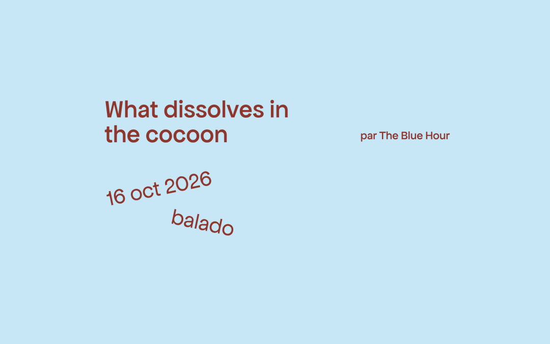 What dissolves in the cocoon